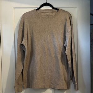 Abercrombie & Fitch Taupe Long Sleeve Tee